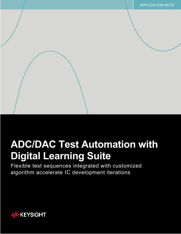 ADC/DAC Test Automation with Digital Learning Suite PDF Asset Page